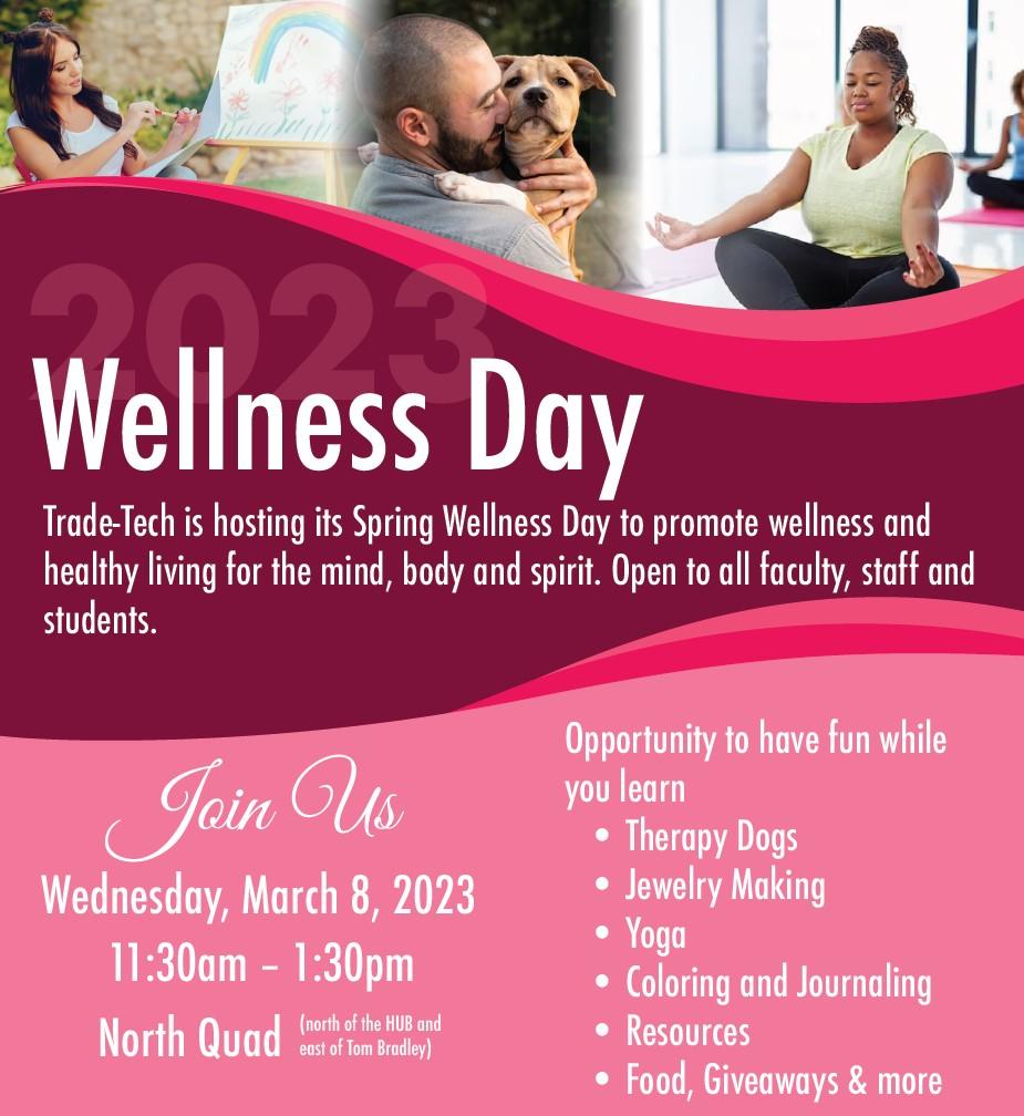 Wellness day flyer 2023