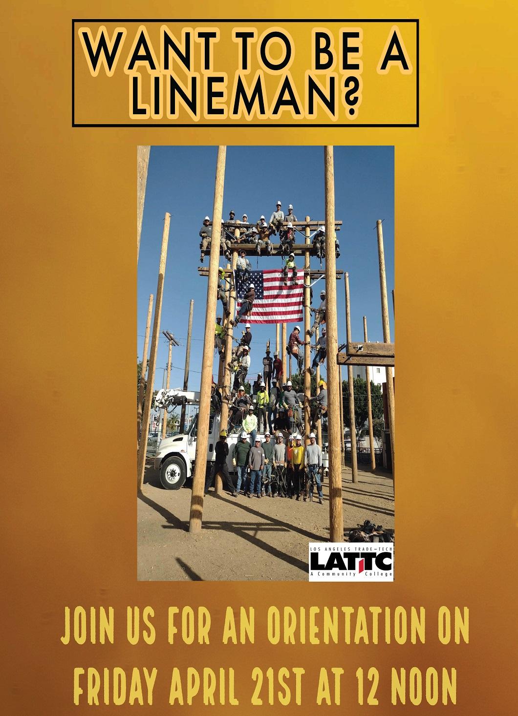 Lineman 2023 orientation flyer