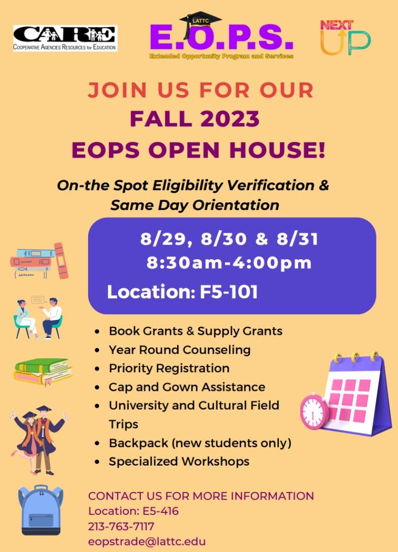 EOPS Fall Open House LATTC