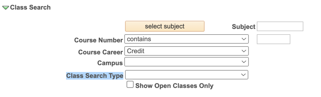 Search fields in PeopleSoft