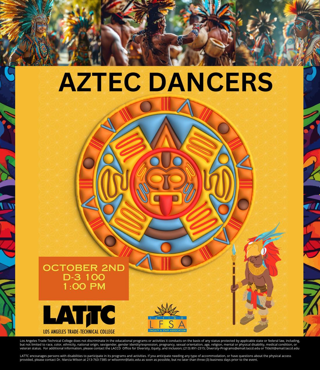 Aztec Dance Performance flyer