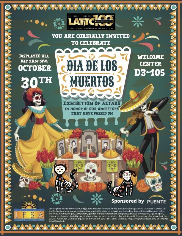 Dia de los Muertos flyer