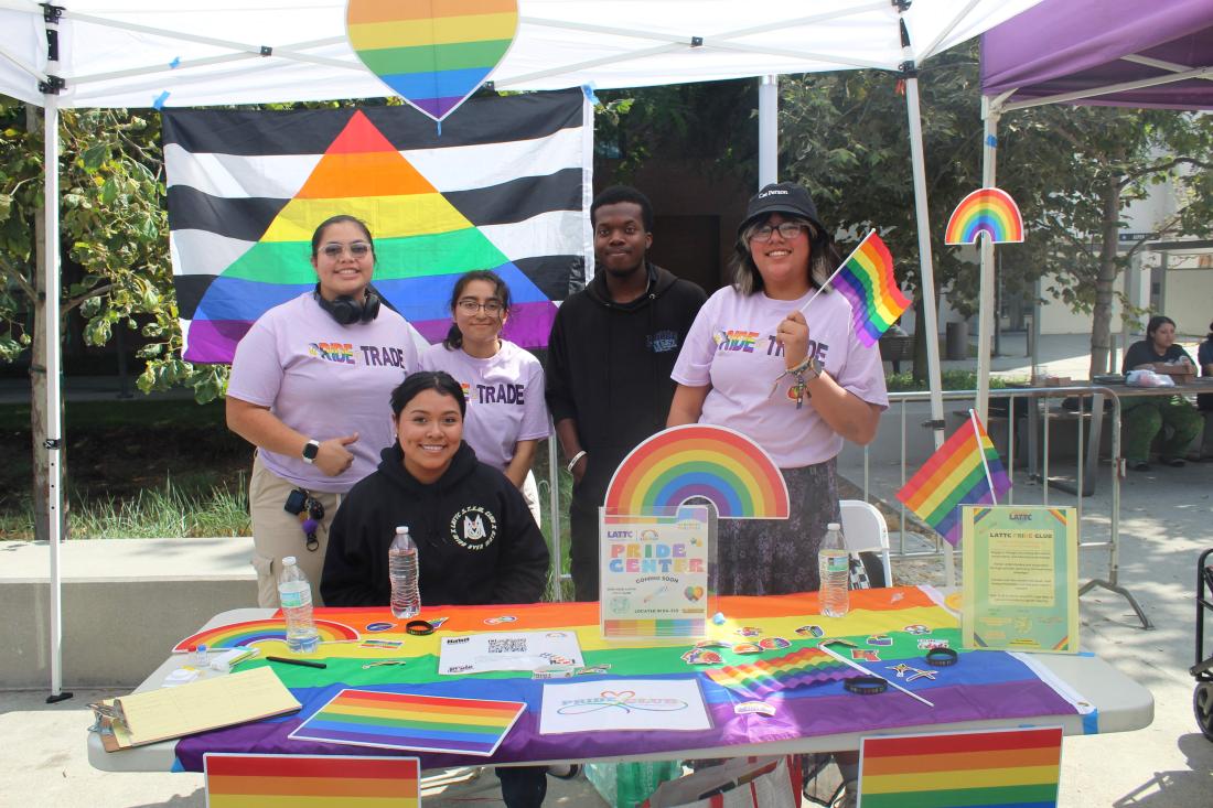 LATTC Pride Club smiling