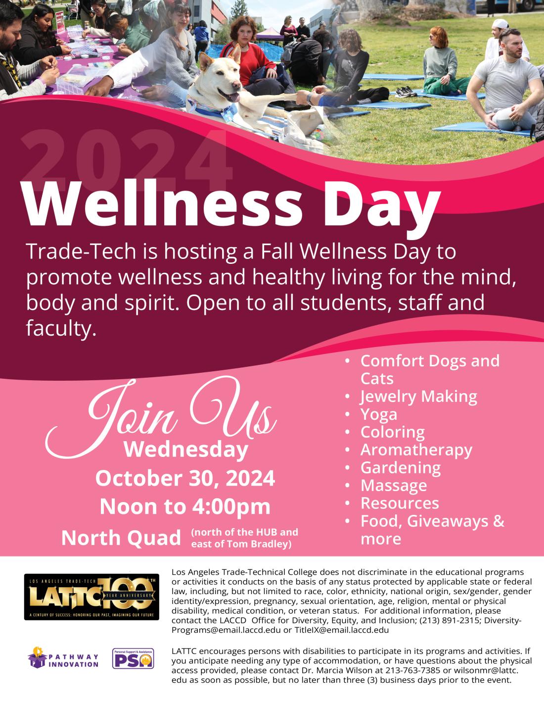 2024 Wellness Day flyer