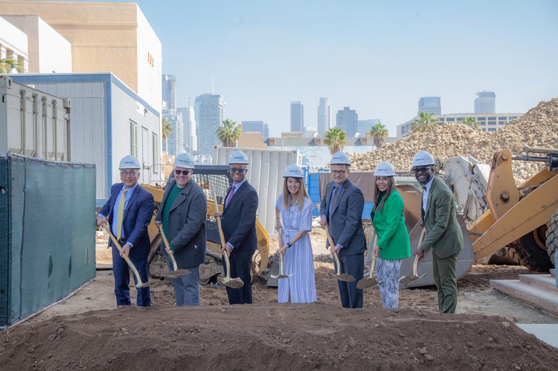 DMA groundbreaking photo with stakeholders