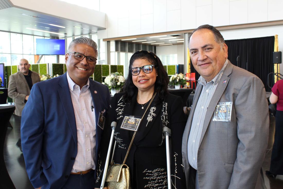 LATTC Board members Victor Reyes, Robin Rose, and Robert Villasenor